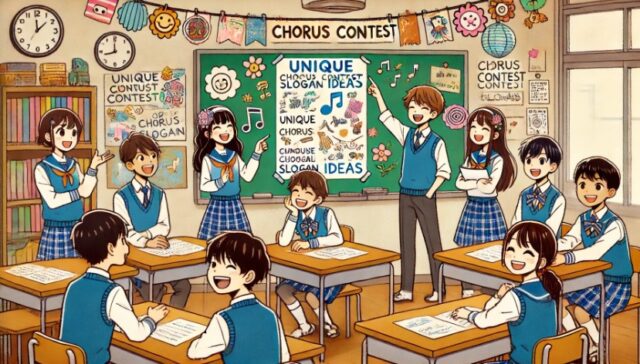 他クラスと差がつく！かぶらないスローガンの工夫