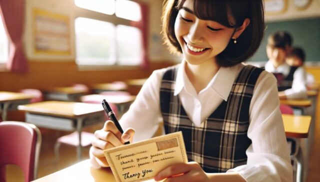 【まずは知ろう】先生への「面白いメッセージ」って？